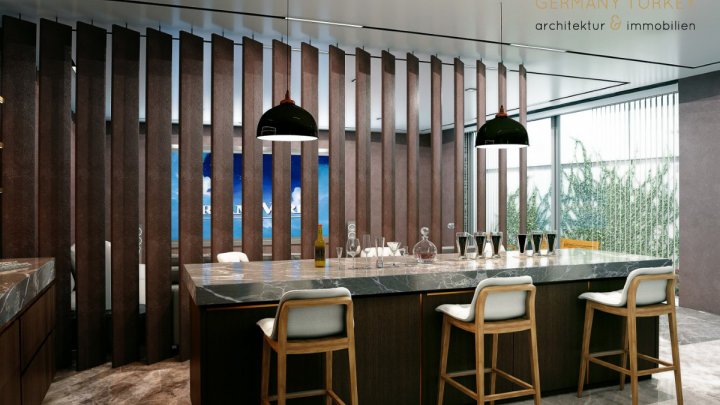 Villen mit extravagantem Design