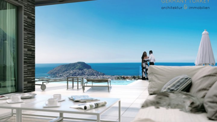 Villen mit extravagantem Design