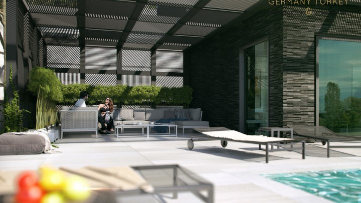 Villen mit extravagantem Design