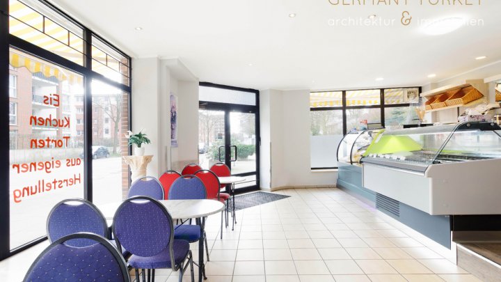 Ein Traum wird wahr: Ihr eigenes prämiertes Eiscafé mitten in Hamburg wartet auf Sie!
