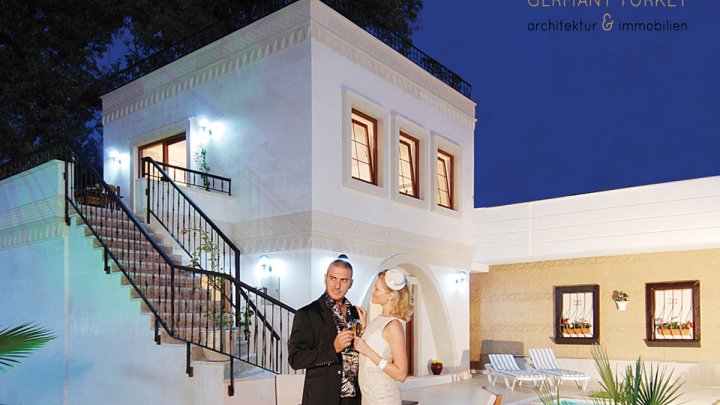 Naturstein Villen mit Meerblick